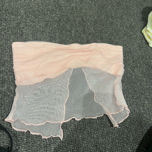 pink opening tube top - Picture 2 of 3